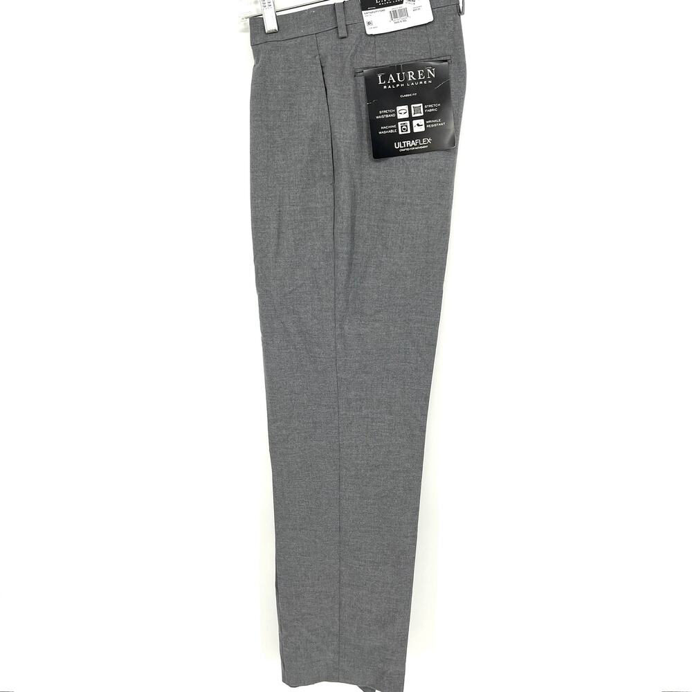 Lauren Ralph Lauren Ultraflex Classic Fit Stretch Dress Pants Size 34 x 32 NEW